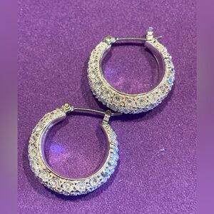 Monet sparked hoop earrings
